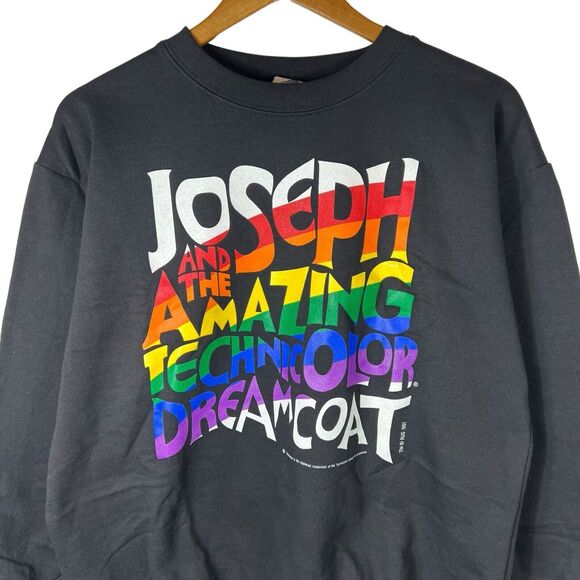 VTG 90s 1991 Mens Sz M Joseph & The Amazing Technicolor Dreamcoat Sweatshirt - Picture 2 of 6